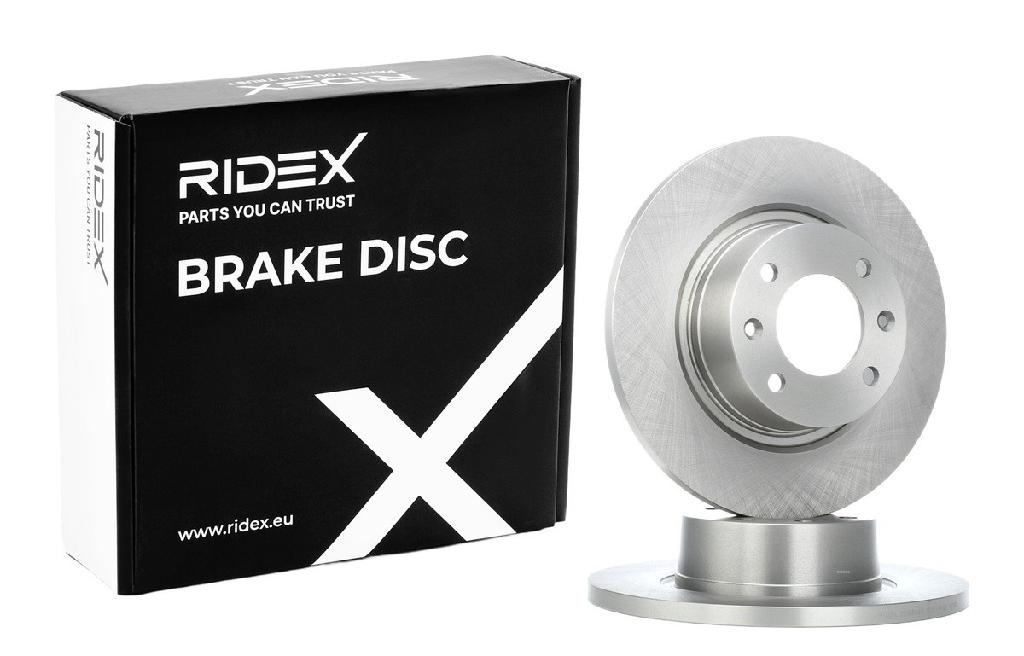 RIDEX 82B0099 2x Bremsscheiben Hinten Ø276mm voll für CITROËN C5 II Break