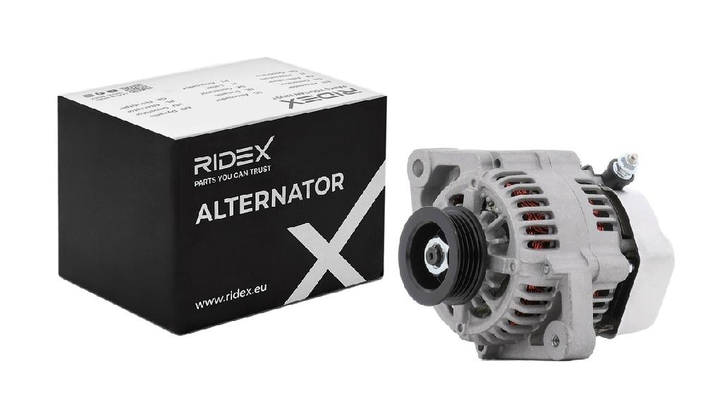 RIDEX 4G1360 Lichtmaschine 60A 12V Drehrichtung im Uhrzeigersinn mit 2702097202