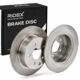 RIDEX 82B0315 2x Bremsscheiben Hinten Ø291,5mm voll für NISSAN 432063Z600
