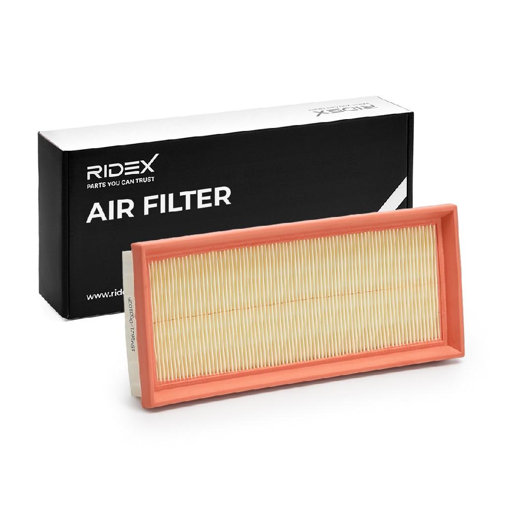 RIDEX 8A0186 Motor Luftfilter RechtEckig Filtereinsatz für SMART FORTWO Coupe