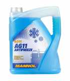 MANNOL Kühlmittel Kühlflüssigkeit G11 Blau Fertigmischung 5L Kühlerfrostschutz