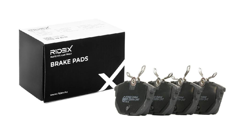 RIDEX Bremsbelagsatz Bremsbeläge Hinten für ALFA ROMEO SPIDER (916S) für FIAT