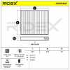 RIDEX 424I0441 Innenraumfilter Pollenfilter Aktivkohlefilter Höhe: 30 Breite: Bild RIDEX 424I0441 Innenraumfilter Pollenfilter Aktivkohlefilter Höhe: 30 Breite: