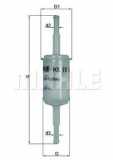 MAHLE KL 15 Kraftstofffilter Line Filter für VW Transporter T1V Bus 121261275A