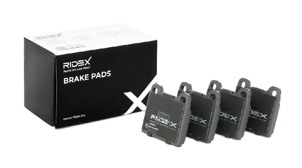 RIDEX Bremsbelagsatz Bremsbeläge Vorne für VW Golf 1 Cabriolet (155) Polo Coupe