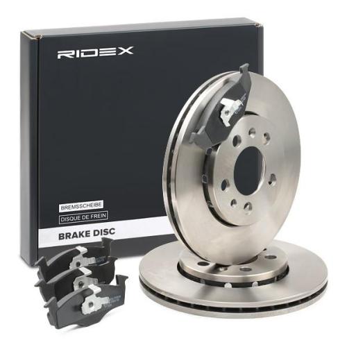 RIDEX Bremsenset Vorne Belüftet Ø256mm - Bremsscheiben und Beläge für VW POLO Bild RIDEX Bremsenset Vorne Belüftet Ø256mm - Bremsscheiben und Beläge für VW POLO