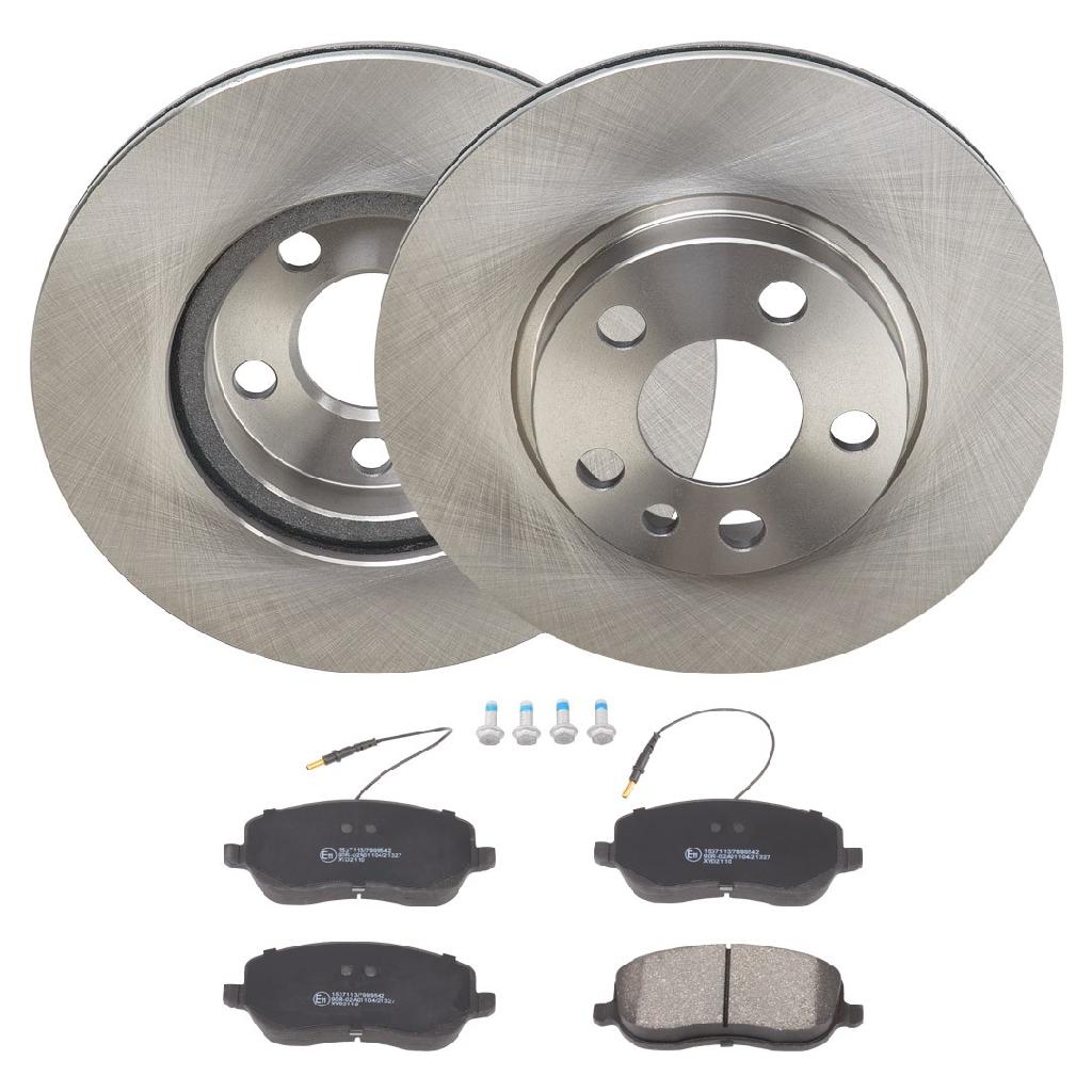 RIDEX Bremsenset Vorne Belüftet Ø257mm - Bremsscheiben und Beläge für CITROËN