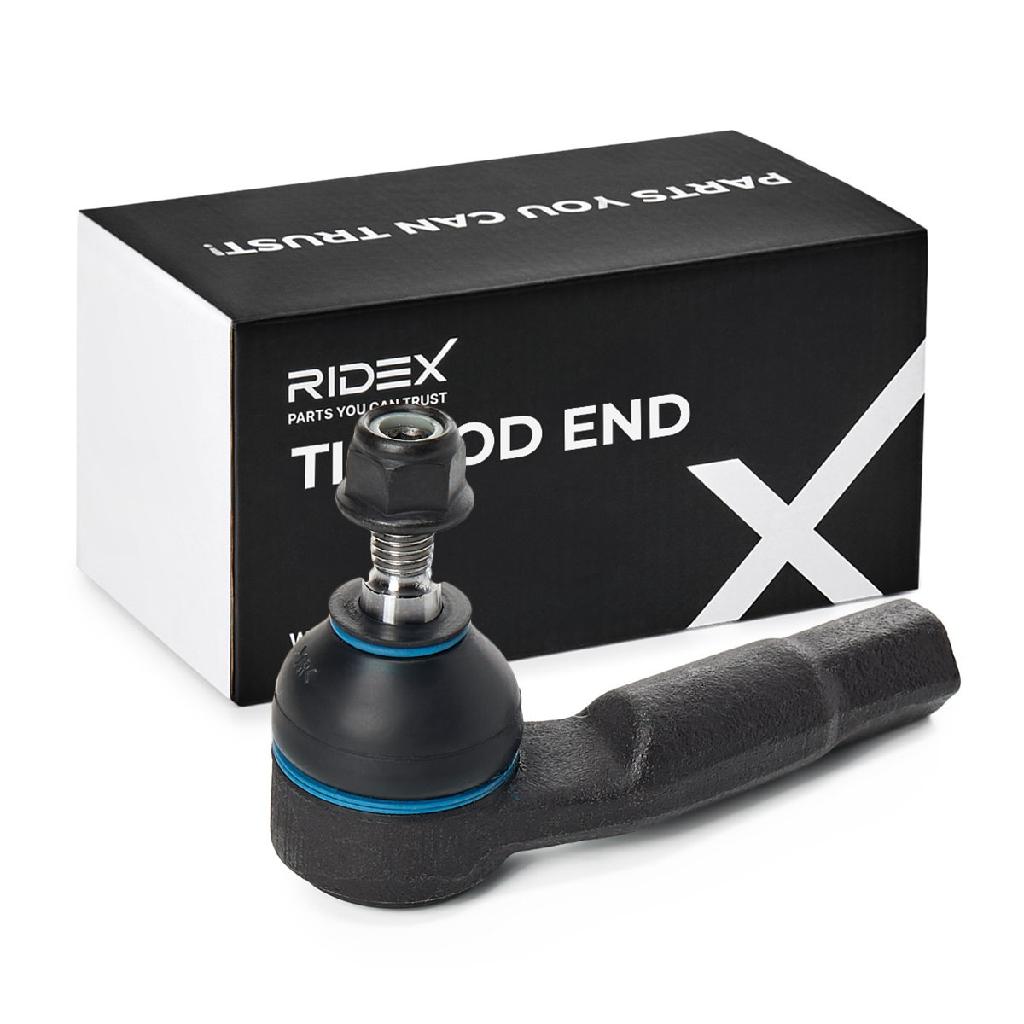 RIDEX Spurstangenkopf Vorderachse rechts außen Traggelenk M10X1.25 914T0222