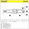 RIDEX 686S0138 Zündkerze Platin Spanner Size: 16 mm Gewindelänge: 26,5 für BMW Bild RIDEX 686S0138 Zündkerze Platin Spanner Size: 16 mm Gewindelänge: 26,5 für BMW
