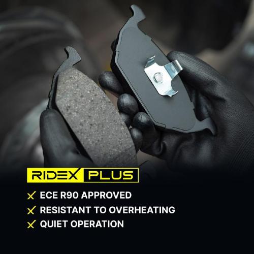 RIDEX PLUS Bremsbelagsatz Bremsbeläge Vorne für BMW 1 Schrägheck (F20) 3 Touring Bild RIDEX PLUS Bremsbelagsatz Bremsbeläge Vorne für BMW 1 Schrägheck (F20) 3 Touring