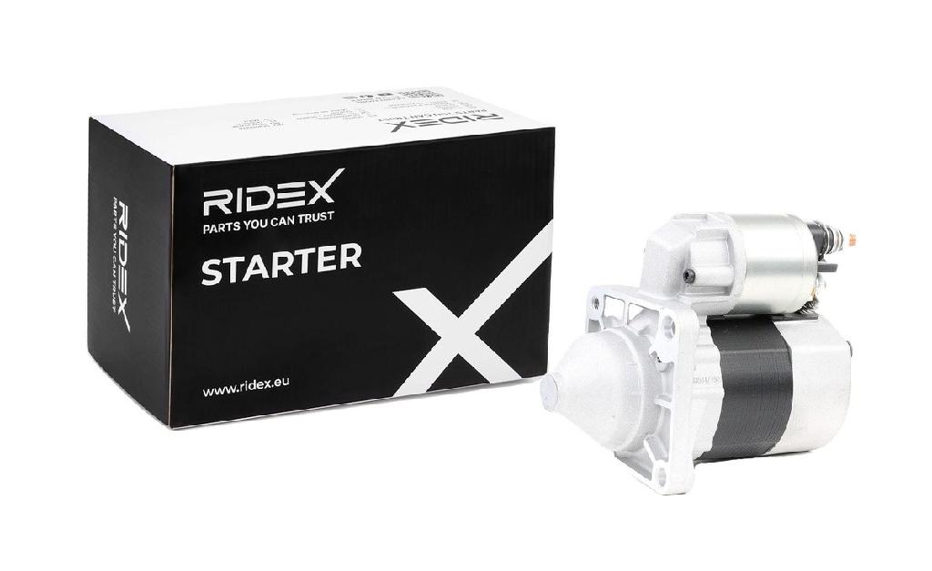 RIDEX Motor Starter/Anlasser 0,8kW für FIAT PANDA (169) 500 (312) GRANDE PUNTO