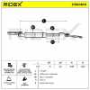 RIDEX 219G0846 Heckklappendämpfer hinten links Länge:616mm 390N Hub: 212mm Bild RIDEX 219G0846 Heckklappendämpfer hinten links Länge:616mm 390N Hub: 212mm