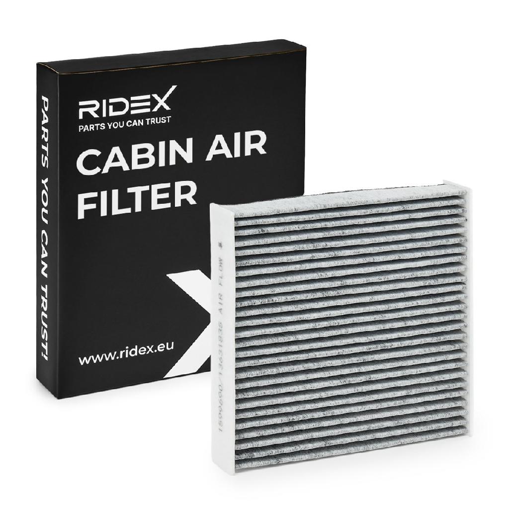RIDEX 424I0358 Innenraumfilter Pollenfilter Aktivkohlefilter Höhe: 29 Breite: