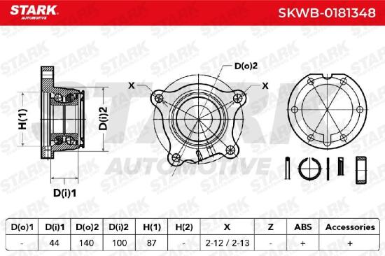 STARK SKWB-0181348 Radlagersatz pro 1 Rad Hinten links für TOYOTA LAND CRUISER Bild STARK SKWB-0181348 Radlagersatz pro 1 Rad Hinten links für TOYOTA LAND CRUISER