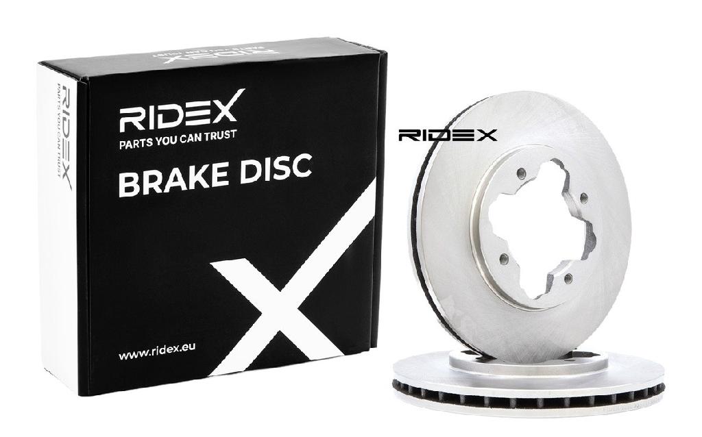 RIDEX 82B0338 2x Bremsscheiben Vorne Ø259,8mm Belüftet für HONDA