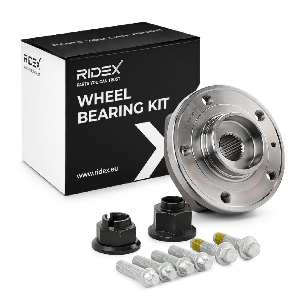 RIDEX 654W0064 Radlagersatz pro 1 Rad Vorne beidseitig für VOLVO V70 II (285)