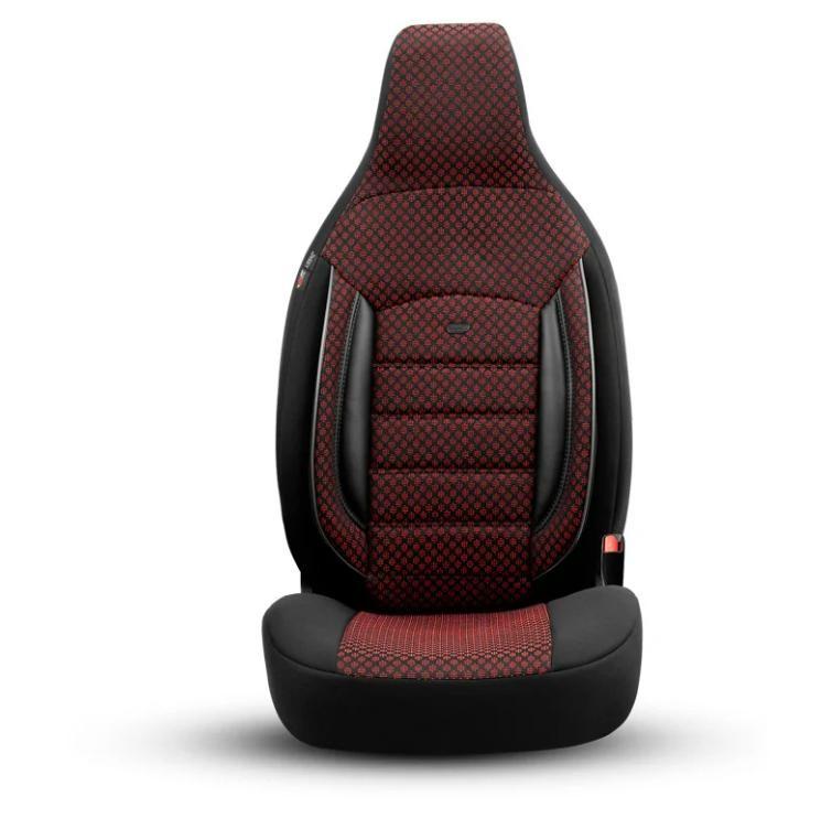 Otom OTOMSPTPLS103CTY Universal Sitzschonbezug Vorne und Hinten Satz Schwarz Rot