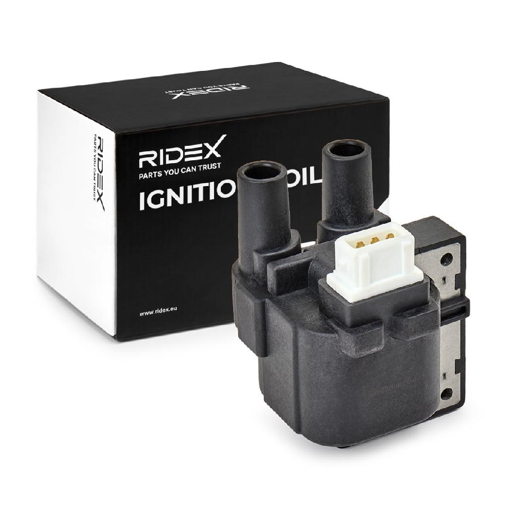 RIDEX 689C0155 Zündspule Anschlussanzahl 3 für RENAULT Clio 1I 138766 7700100643