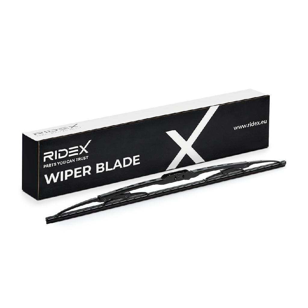 RIDEX Scheibenwischer Wischblatt Stück ohne Spoiler Vorne Länge 1: 500mm Länge: