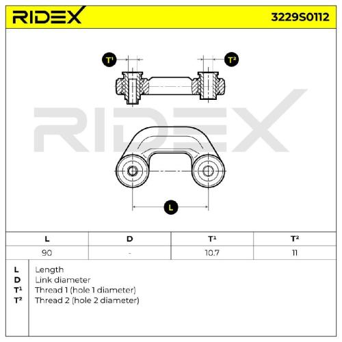 RIDEX 1x Koppelstange Stabilisator Vorne rechts für AUDI A4 Avant (8ED, B7) Bild RIDEX 1x Koppelstange Stabilisator Vorne rechts für AUDI A4 Avant (8ED, B7)
