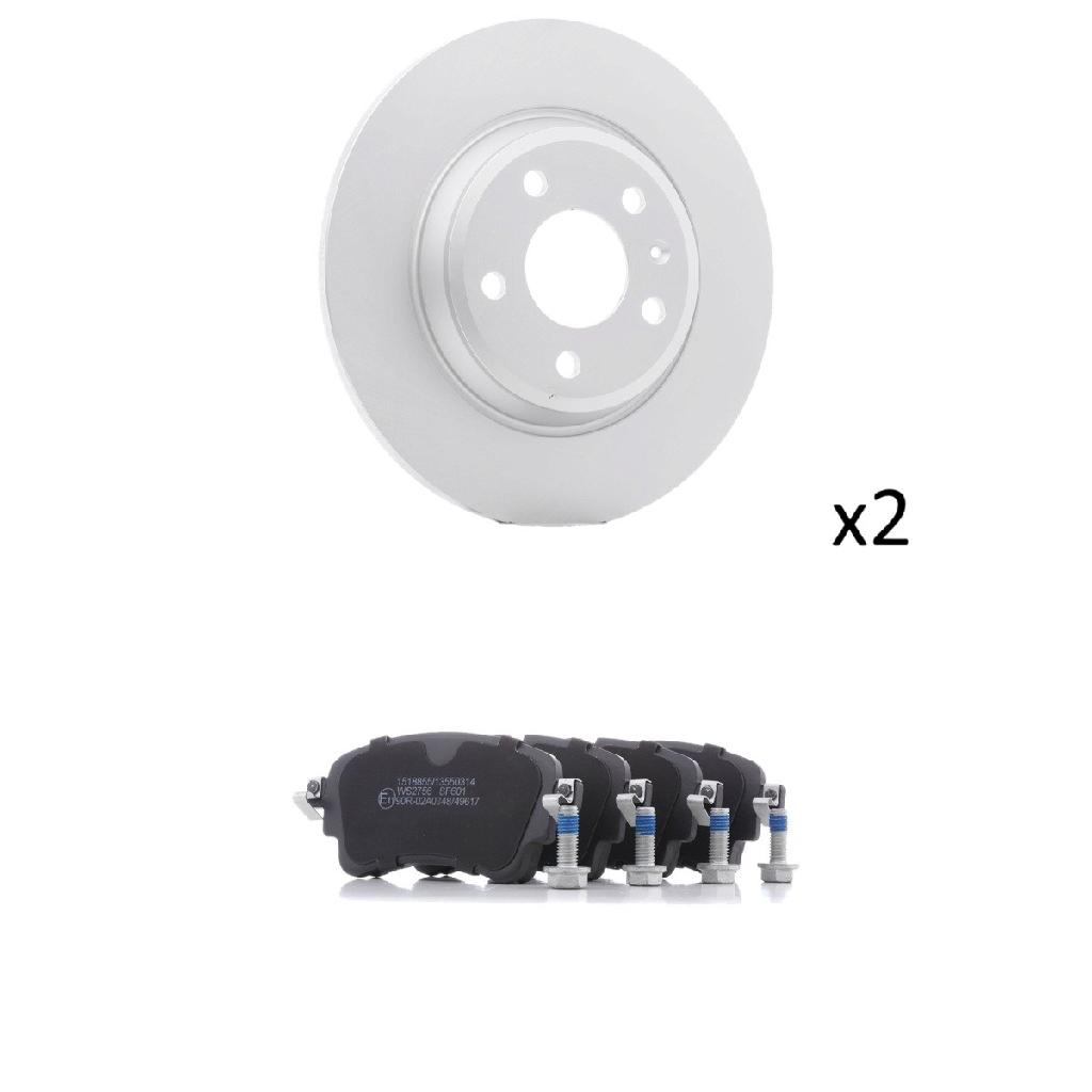 RIDEX Bremsenset Hinten Ø300mm - Bremsscheiben und Beläge für AUDI A4 B9 Avant