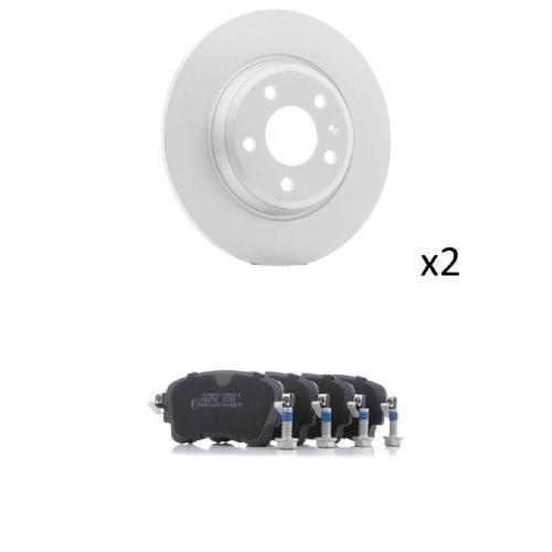 RIDEX Bremsenset Hinten Ø300mm - Bremsscheiben und Beläge für AUDI A4 B9 Avant Bild RIDEX Bremsenset Hinten Ø300mm - Bremsscheiben und Beläge für AUDI A4 B9 Avant