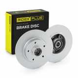 RIDEX PLUS 82B0993P 2x Bremsscheiben Hinten Ø260,2mm voll für RENAULT