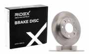 RIDEX 82B0244 2x Bremsscheiben Hinten Ø261mm voll für KIA CARENS II (FJ)