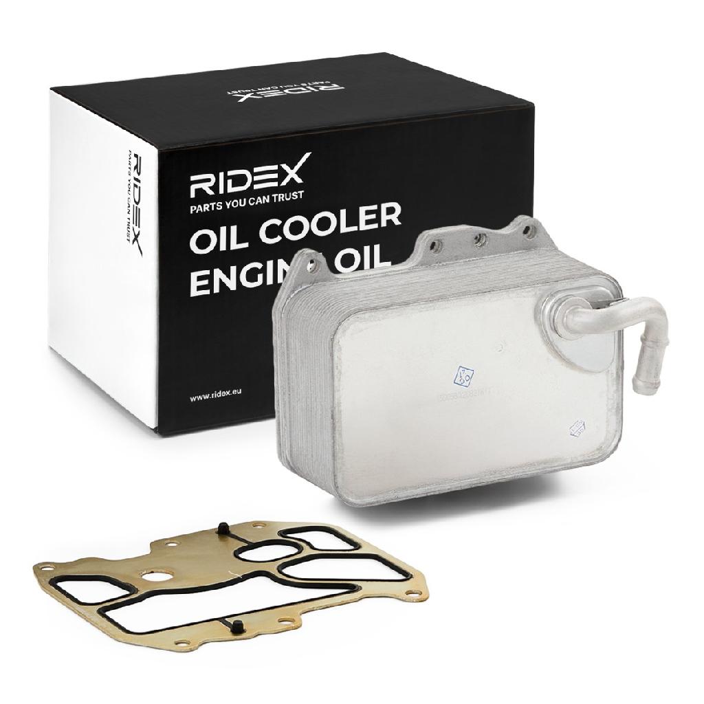 RIDEX 469O0220 Ölkühler Motoröl Kühler mit Dichtung für AUDI A6 Avant 059117015K