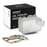 RIDEX 469O0220 Ölkühler Motoröl Kühler mit Dichtung für AUDI A6 Avant 059117015K