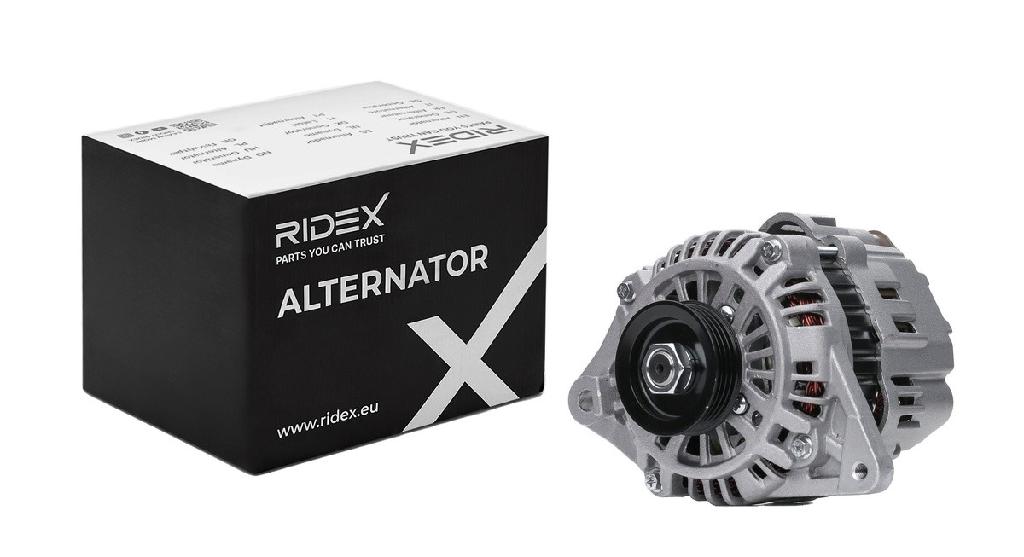 RIDEX 4G0186 Lichtmaschine 85A 12V Drehrichtung im Uhrzeigersinn mit RD317862C