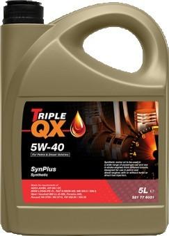 Triple QX Motoröl 5W-40 SYNPLUS Synthetiköl Motor Öl ACEA A3/B4 API CF API SN 5L