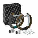 RIDEX Bremsenset Trommelbremse Bremsbacken Satz Hinten für TOYOTA AYGO