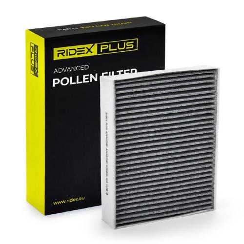 RIDEX PLUS 424I0224P Innenraumfilter Pollenfilter Aktivkohlefilter Höhe: 40 Bild RIDEX PLUS 424I0224P Innenraumfilter Pollenfilter Aktivkohlefilter Höhe: 40