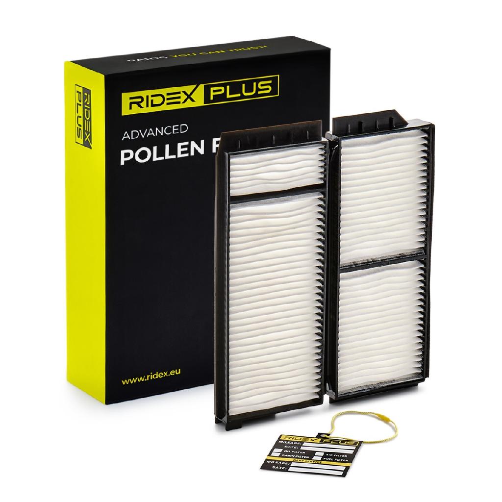 RIDEX PLUS 424I0066P Innenraumfilter Pollenfilter Höhe: 22 Breite: 100 Länge: