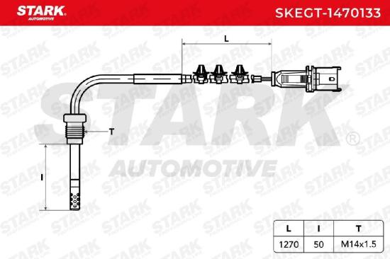 STARK SKEGT-1470133 Abgastemperatursensor 2-Polig für OPEL Vectra C Caravan Bild STARK SKEGT-1470133 Abgastemperatursensor 2-Polig für OPEL Vectra C Caravan