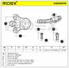 RIDEX 2462S0010 Traggelenk Führungsgelenk Vorne passend für PEUGEOT 206 CC (2D) Bild RIDEX 2462S0010 Traggelenk Führungsgelenk Vorne passend für PEUGEOT 206 CC (2D)