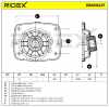 RIDEX 1180S0227 Federbeinstützlager ohne Kugellager Vorne links 1311930080 Bild RIDEX 1180S0227 Federbeinstützlager ohne Kugellager Vorne links 1311930080