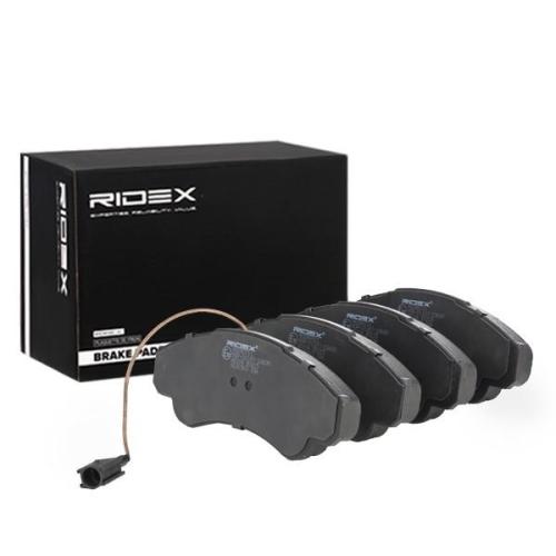 RIDEX Bremsbelagsatz Bremsbeläge Vorne für FIAT Ducato Kastenwagen (250, 290) Bild RIDEX Bremsbelagsatz Bremsbeläge Vorne für FIAT Ducato Kastenwagen (250, 290)