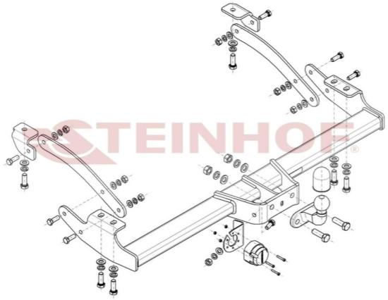 STEINHOF Anhängerkupplung für RENAULT Twingo 1II Schrägheck (BCM) Bild STEINHOF Anhängerkupplung für RENAULT Twingo 1II Schrägheck (BCM)
