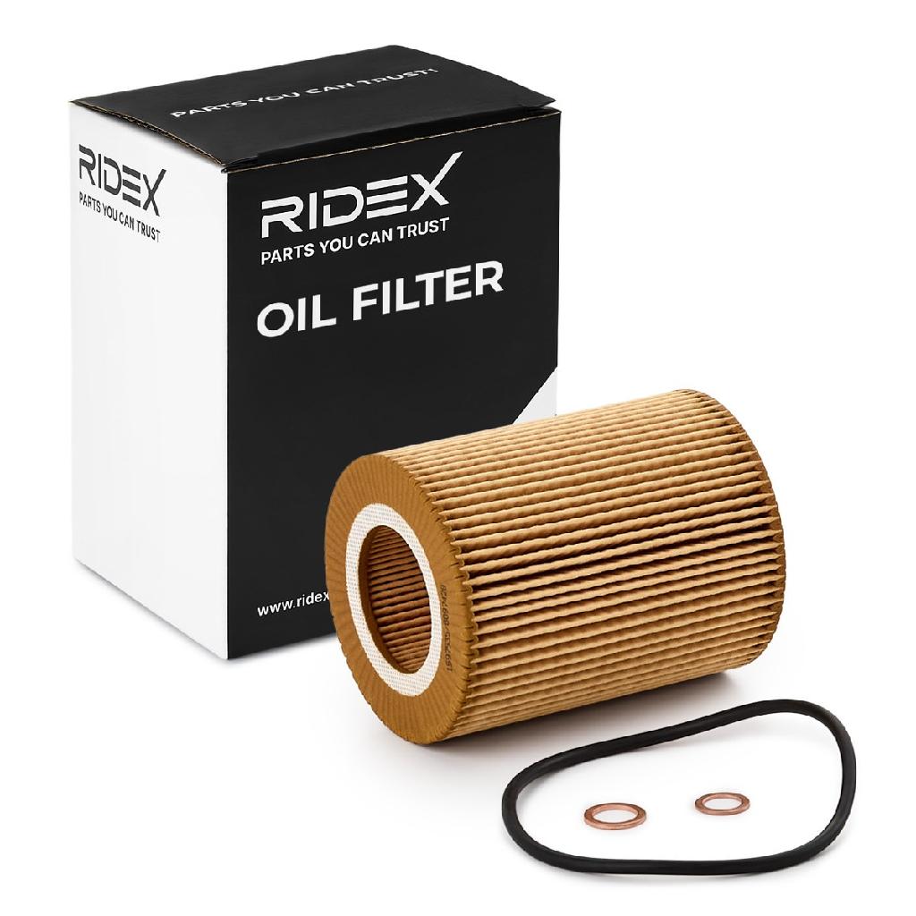 RIDEX Ölfilter Motorölfilter Filtereinsatz mit Dichtungen 7O0010 für BMW