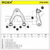 RIDEX 273C0263 Lenker Radaufhängung Querlenker Front für HONDA 0029904554 Bild RIDEX 273C0263 Lenker Radaufhängung Querlenker Front für HONDA 0029904554