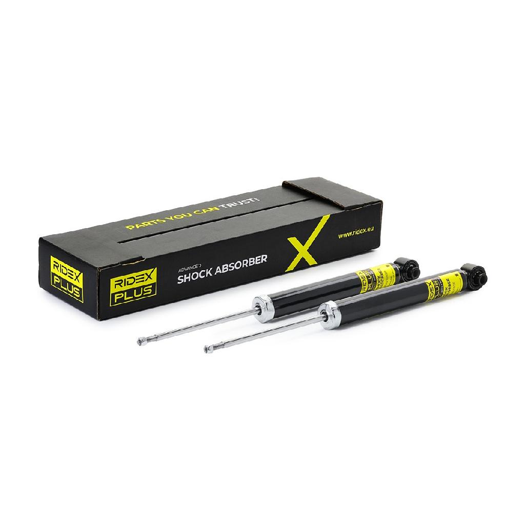 RIDEX PLUS 854S18403P 2x Stoßdämpfer Gasdruck Hinten für AUDI A4 Avant (8ED, B7)