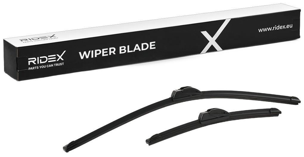 RIDEX Scheibenwischer Satz Wischerblätter Satz mit Spoiler Vorne Länge 1: 650mm
