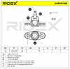 RIDEX 2462S0169 Traggelenk Führungsgelenk Vorne für KIA RIO II (JB) für HYUNDAI Bild RIDEX 2462S0169 Traggelenk Führungsgelenk Vorne für KIA RIO II (JB) für HYUNDAI