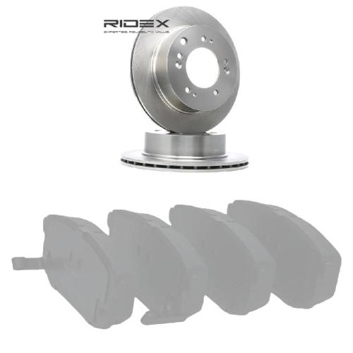RIDEX Bremsenset Hinten Belüftet Ø315mm - Bremsscheiben und Beläge für KIA Bild RIDEX Bremsenset Hinten Belüftet Ø315mm - Bremsscheiben und Beläge für KIA