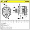 RIDEX 4G0753 Lichtmaschine 110A 12V Drehrichtung im Uhrzeigersinn mit 4403215 Bild RIDEX 4G0753 Lichtmaschine 110A 12V Drehrichtung im Uhrzeigersinn mit 4403215