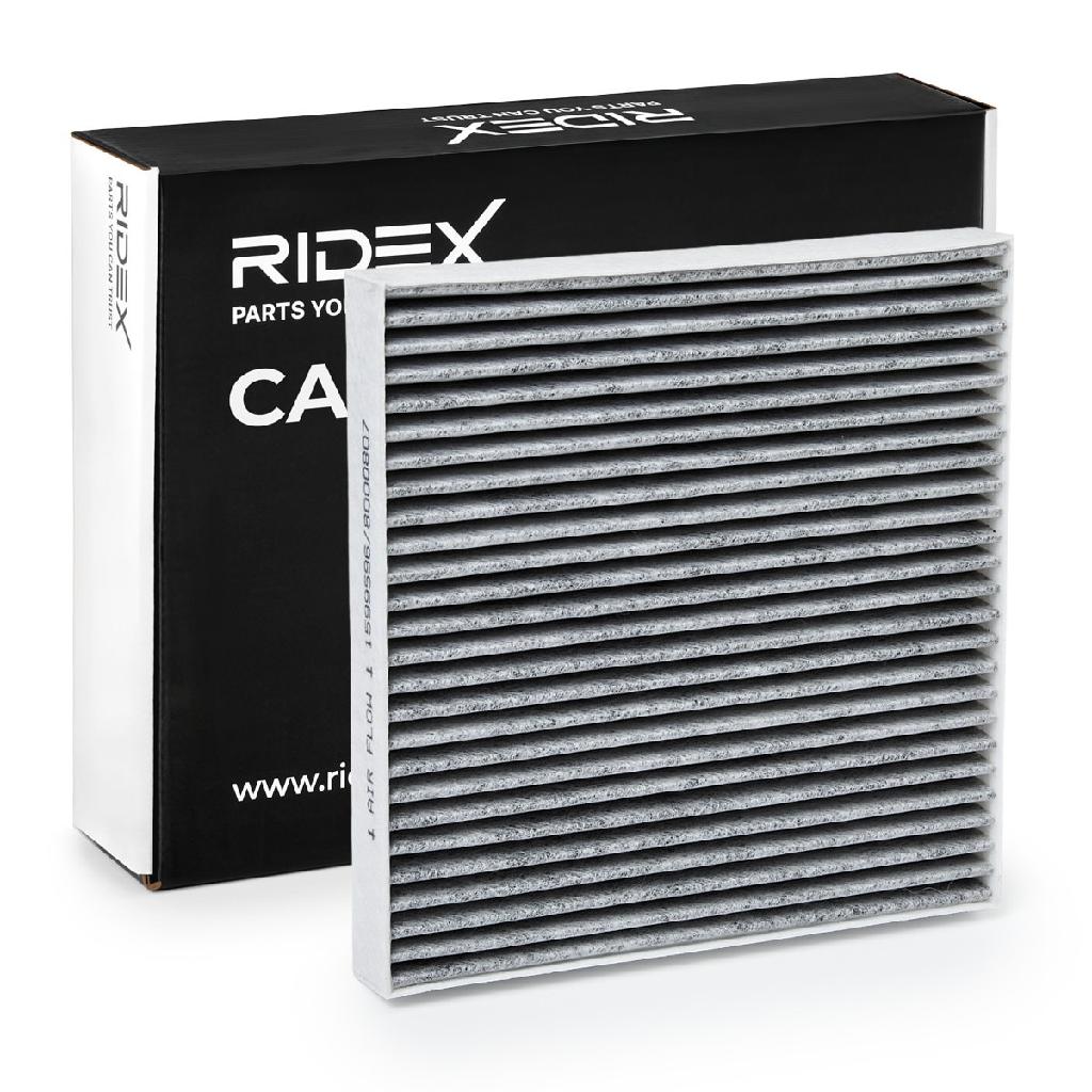 RIDEX 424I0211 Innenraumfilter Pollenfilter Aktivkohlefilter Höhe: 26 Breite: