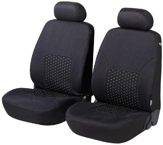 WALSER 11938 PKW Sitzschonbezug Vorne Satz Polyester Schwarz/Grau für VW POLO Bild WALSER 11938 PKW Sitzschonbezug Vorne Satz Polyester Schwarz/Grau für VW POLO