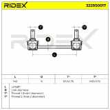 RIDEX 1x Koppelstange Stabilisator Hinten beidseitig für VOLVO V70 II (285)